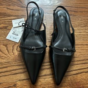 NWT Zara pointed toe flats